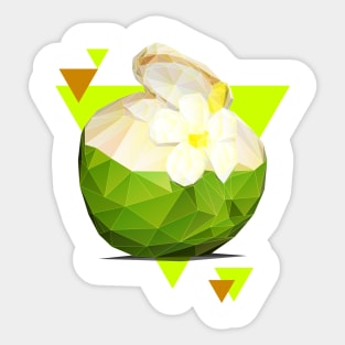 Coconut Sticker